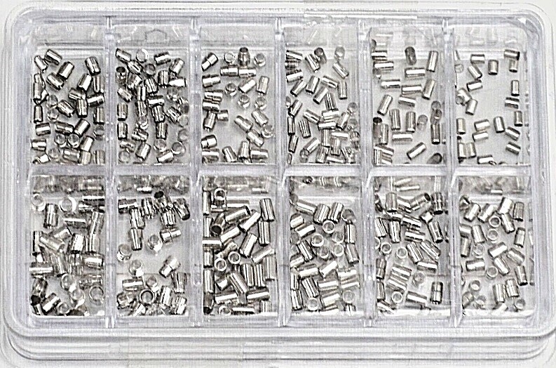 Watch Case Crown Tube Waterproof 480pcs 12 Size Steel Stainless Crown Part