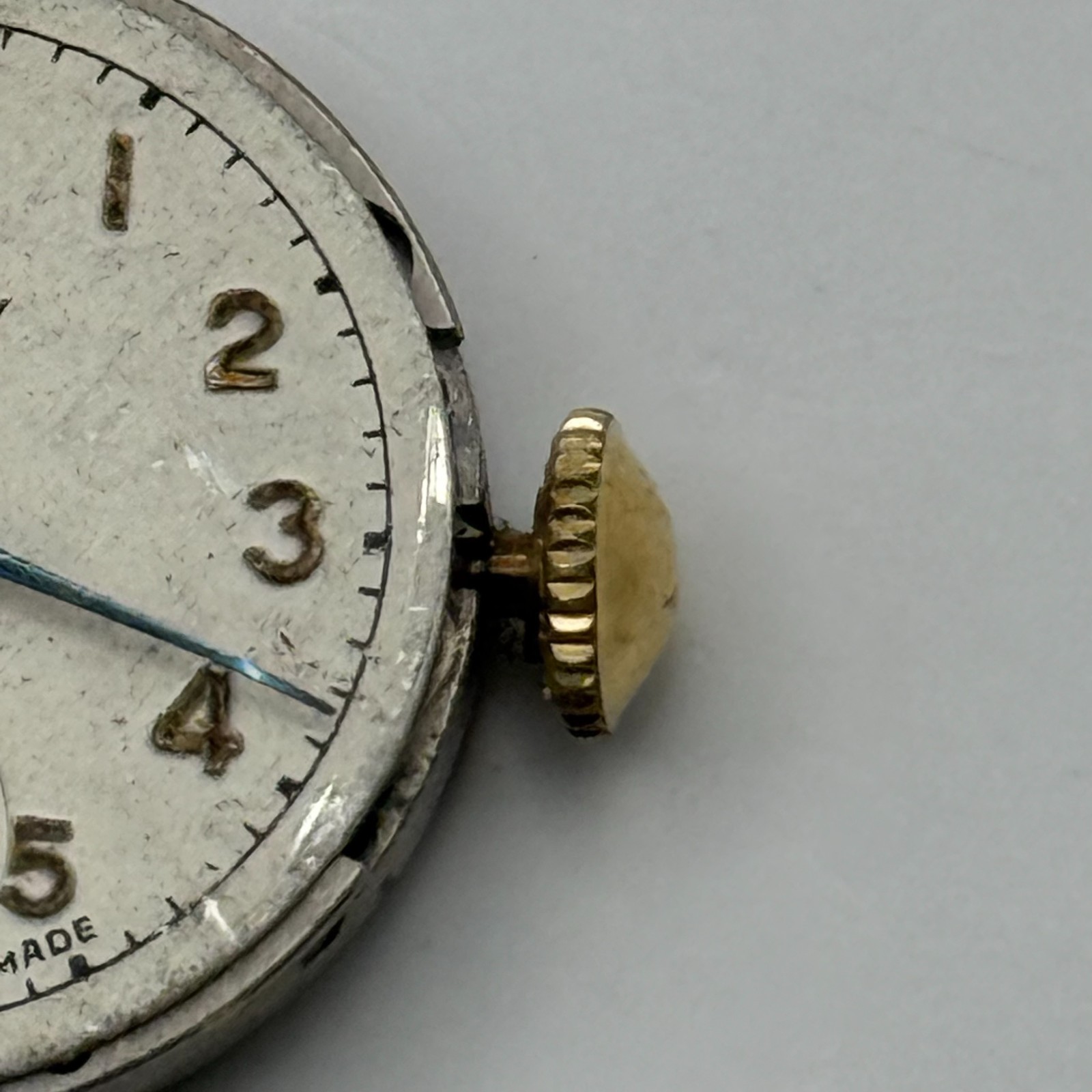 Rotary 810 Watch Movement 15 Jewels Swiss Manual Wind Parts Repair 19.3mm