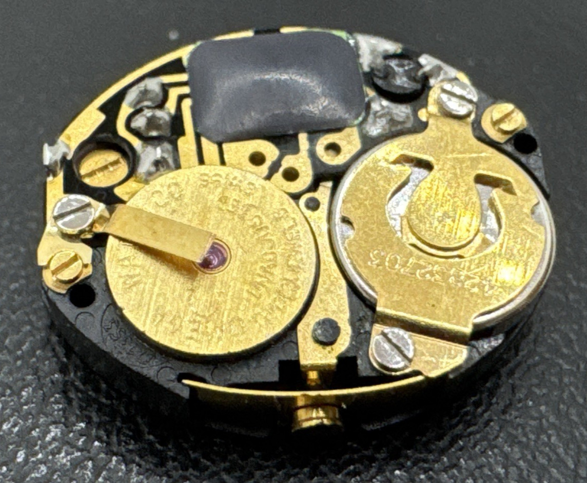 Omega 1333 Quartz Movement Very Rare Perfect Overhauled Button Reset