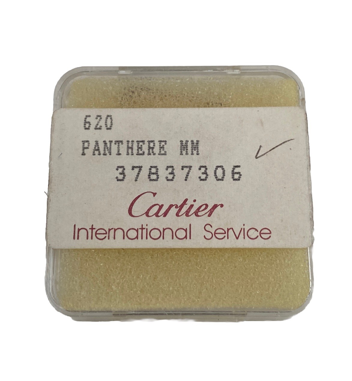Original Cartier Panthere 83949 Cal 83 Cream 37837306 Midsize Date @5 Roman Dial
