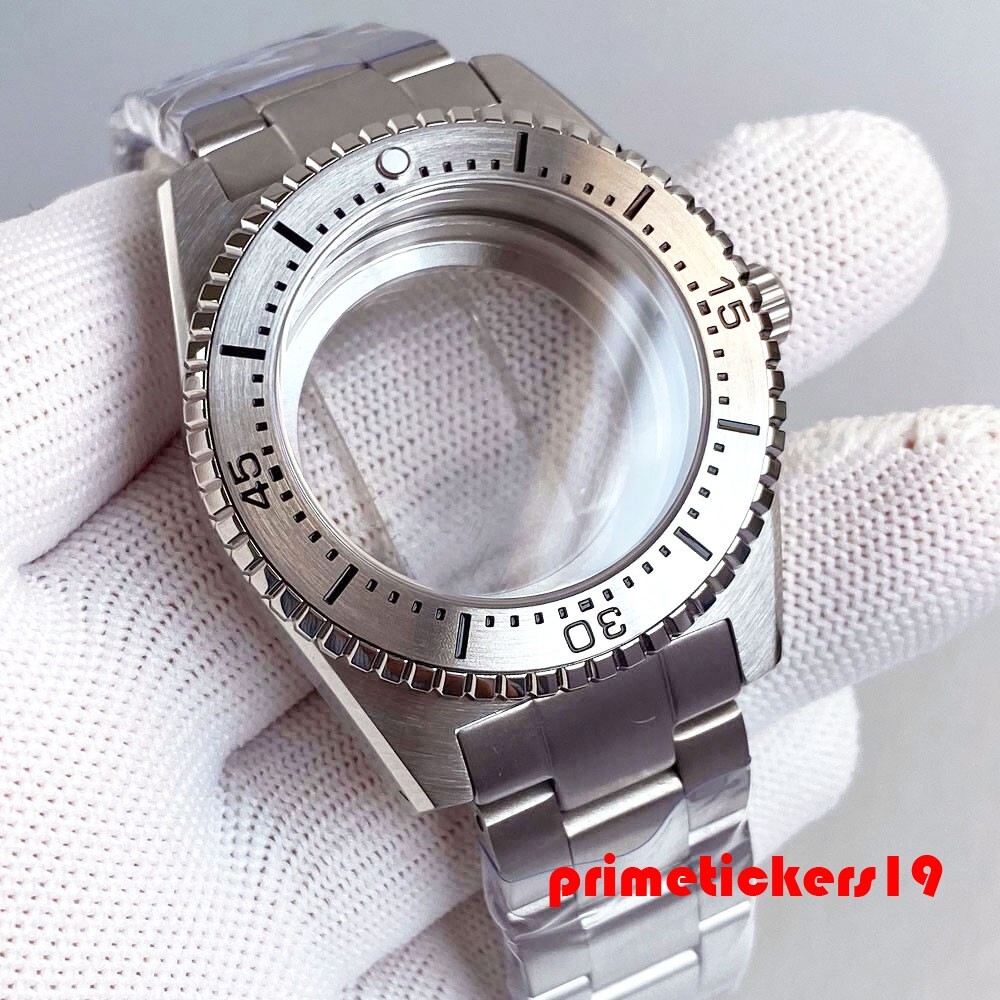 40mm Dive 62mas Style Watch Case+Bracelet Sapphire Fit NH35 NH36 ETA2824 PT5000