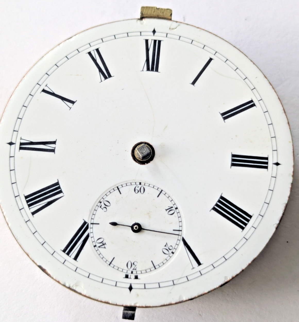 Antique English Lever Pocket Watch Movement Working Balance Parts 39.9mm EL23