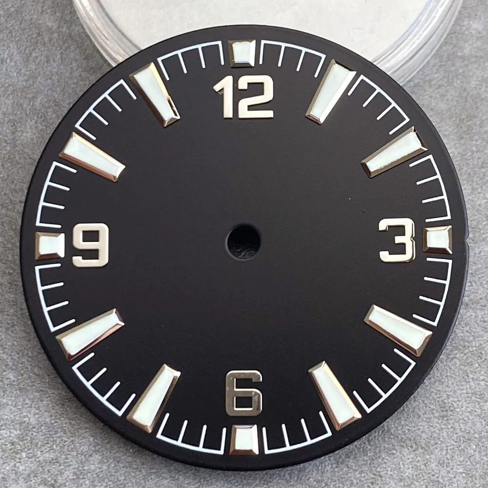 Tandorio 29mm Mod Watch Dial Face Replacement For NH35 NH36 Miyota 8215 PT5000