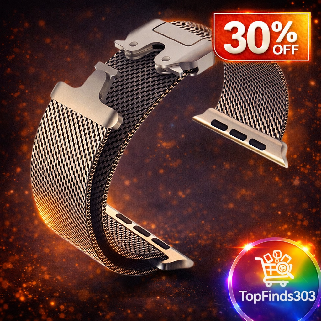 Titanium Milanese Loop Band for Apple Watch Ultra 49mm 45 44 42mm S10 9 8 7 6 SE