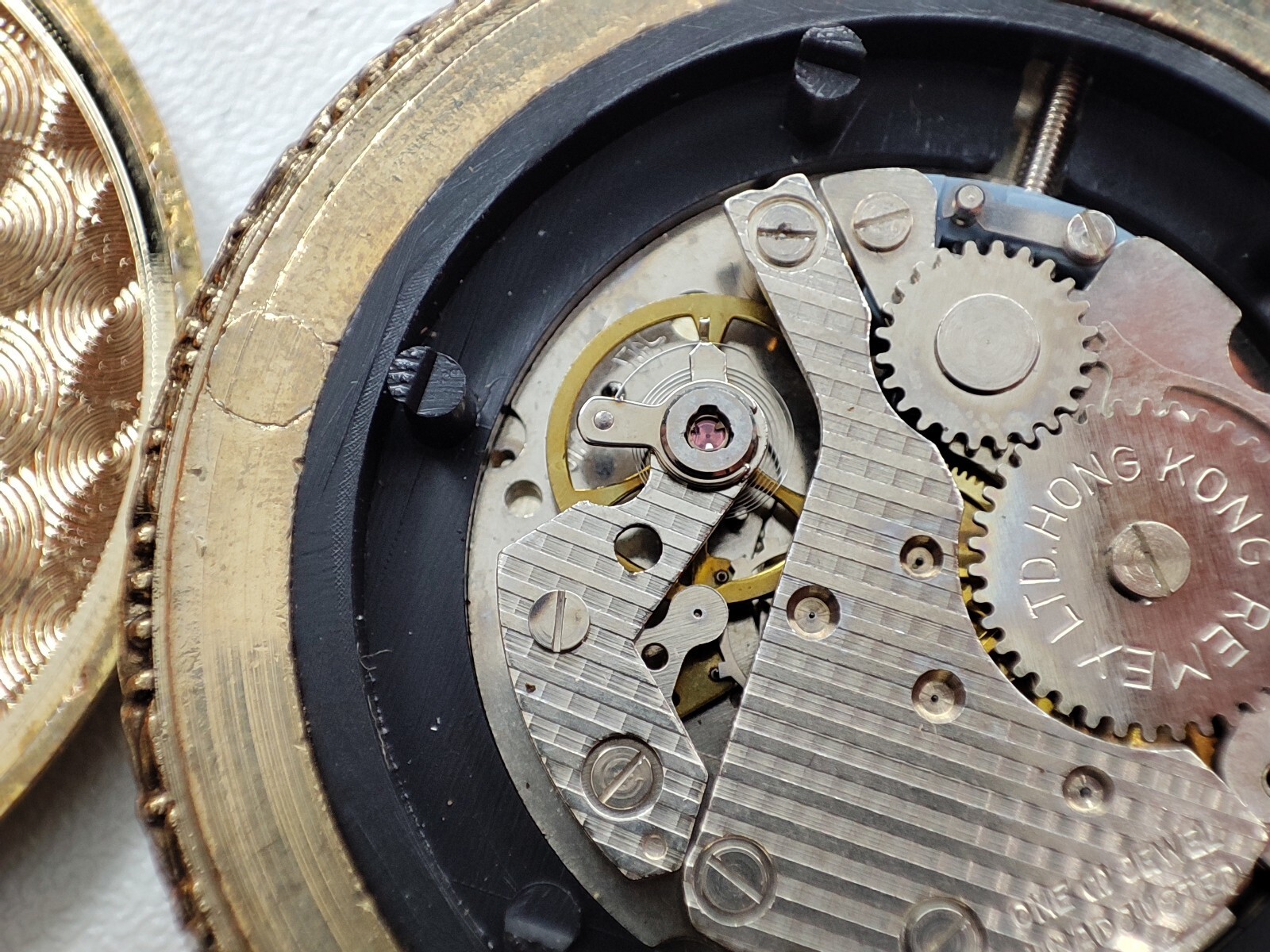 fisherman prefect pocket Watch parrenin AP 2640D remex 46.5 mm – for parts
