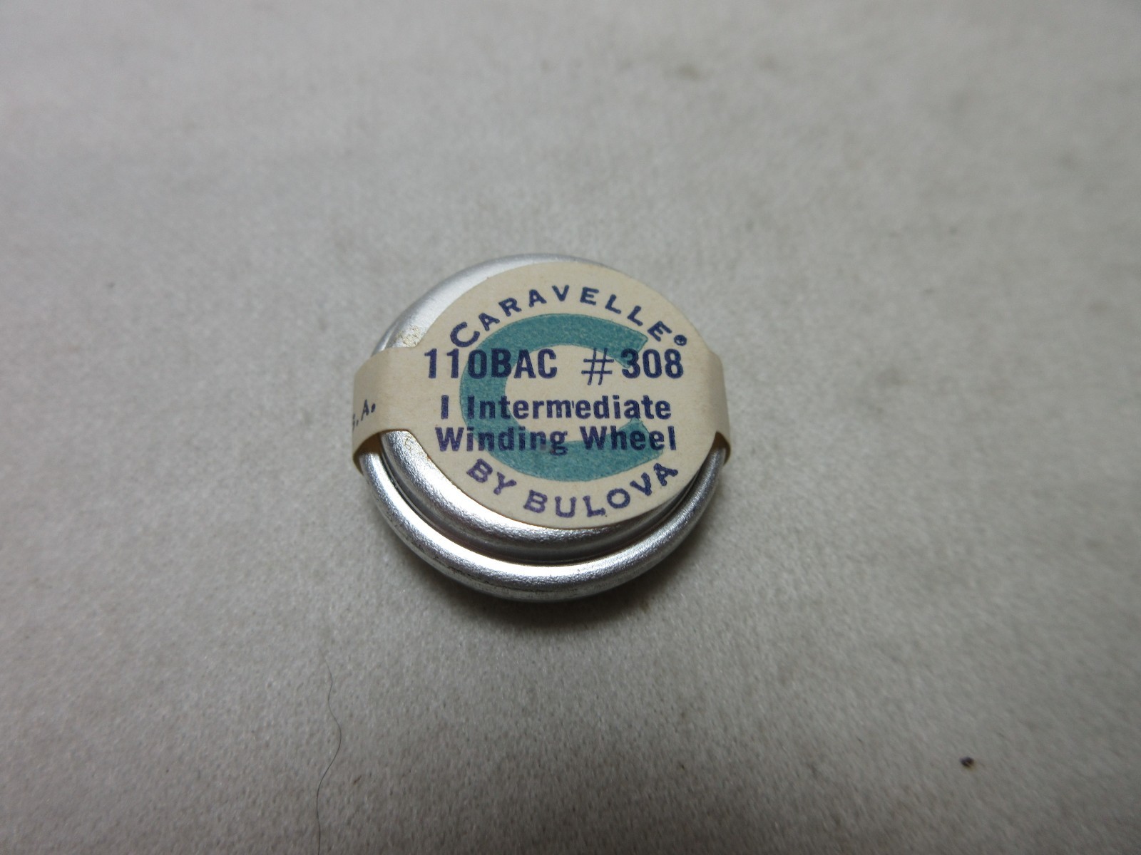 BULOVA CARAVELLE INTERMEDIATE WINDING WHEEL 11OBAC #308 REPLACEMENT #168