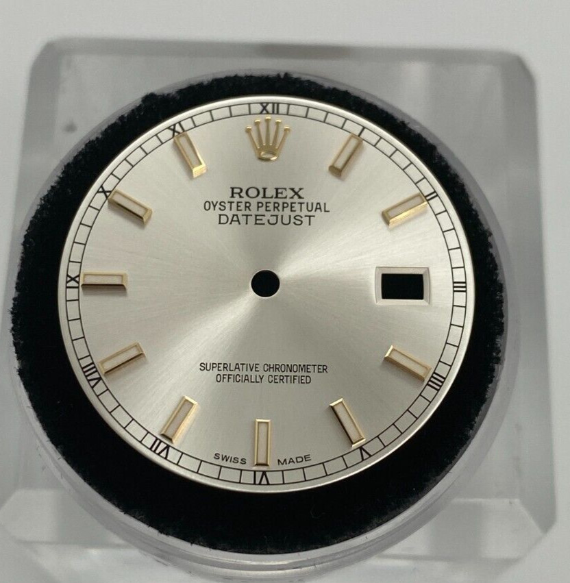 Genuine Rolex Datejust 36mm Silver Dial w/ Gold index 16013 16233 16203 116233