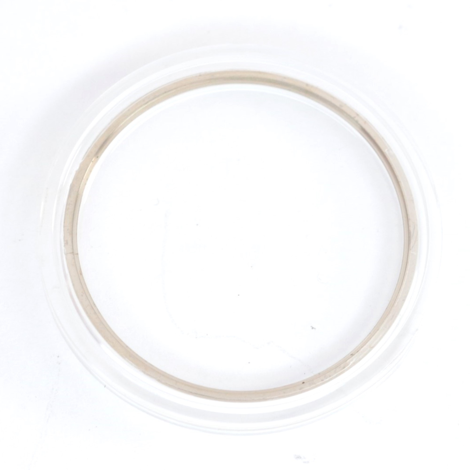 Omega Wristwatch Crystal w/ White Tension Ring and Inserter No. 2168 NOS – BV740