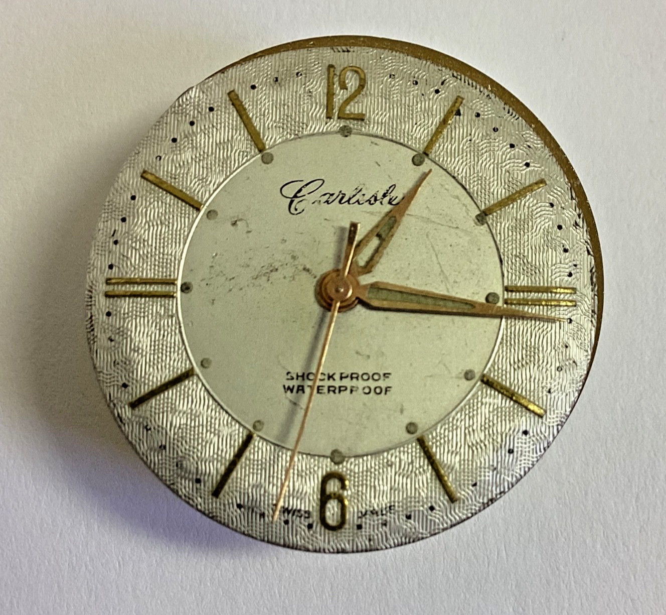 Lot Carlisle Henriline Watch Co Ebosa 65 Running Swiss Spare Parts Repair READ
