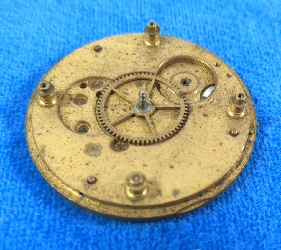 Lot of Two Vintage American Waltham & Illinois Watch Co Dials – Movements 45 mm