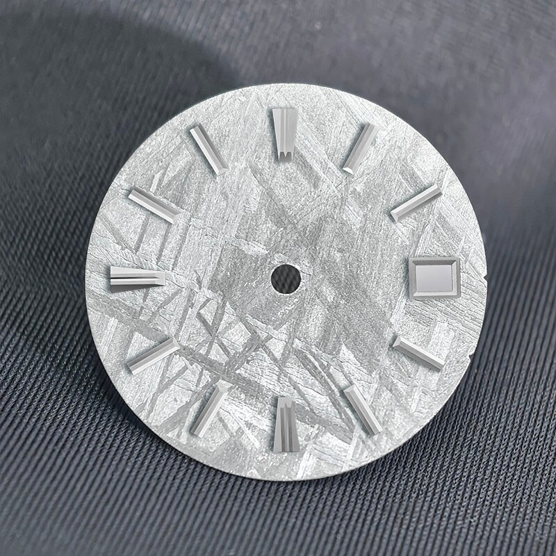 DS Natural Real Meteorite Dial 28.5MM NH35/34 Personalized custom logo and text