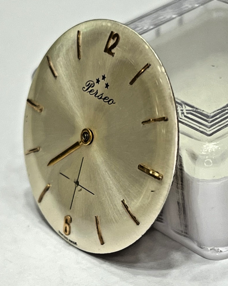 Manual Cal.678 Movement & Dial Perseo Swiss Made Selling For Parts