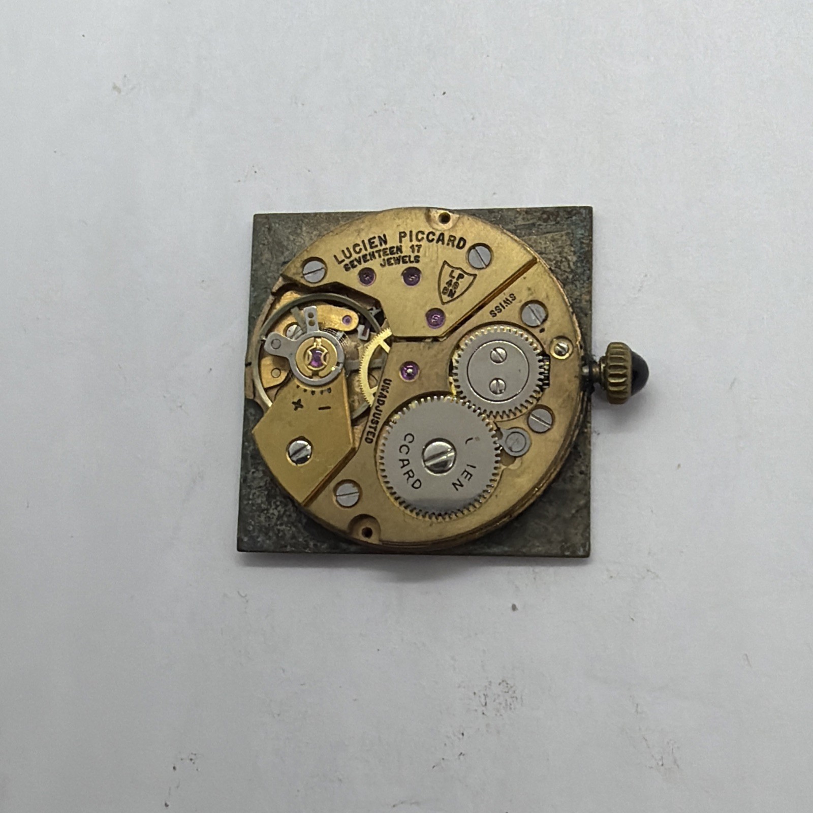 Vintage Lucien Piccard Men’s Watch Movement LP48 – 17 Jewels Runs (2)