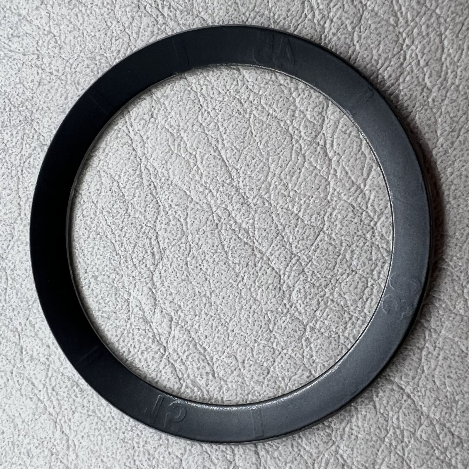 2 PIECES 36mm Black Numberal Ceramic Watch Bezel Insert for Men Women Watch