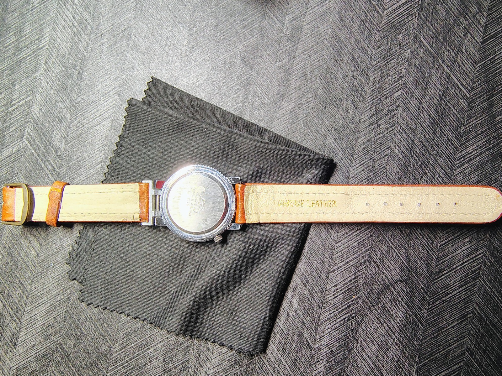 Men’s Vintage Elgin Sportsman Watch With Unique Elgin Metal Strap Connector,35mm