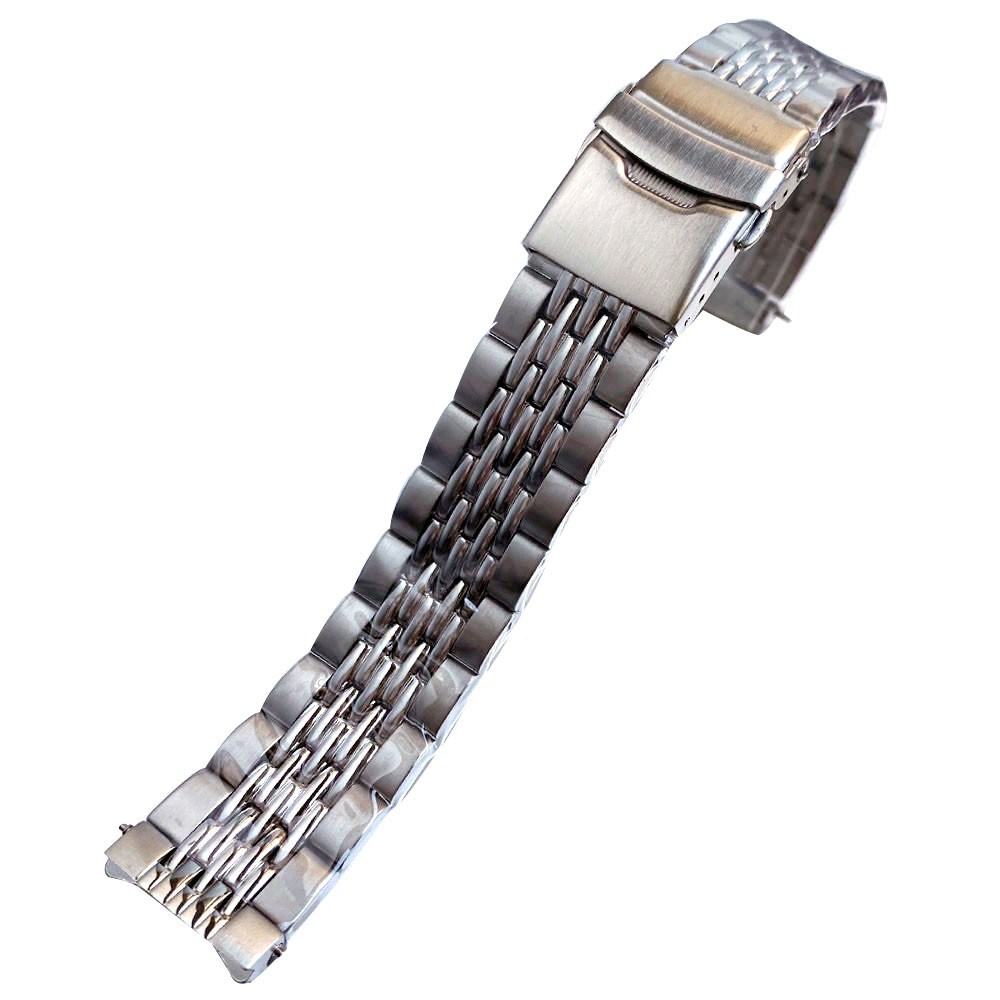 20ATM Steel 40mm Sapphire Watch Case Aluminium Bezel Fit NH35 ETA2824 Movement