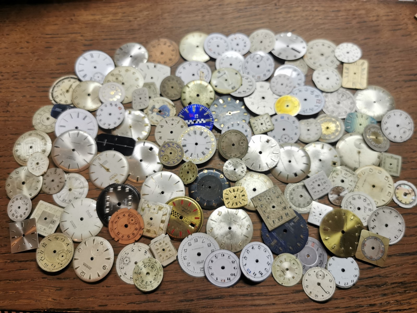 Watch Dials, Large Lot, Used, Various Sizes / Styles, Watchmaker Parts #R291