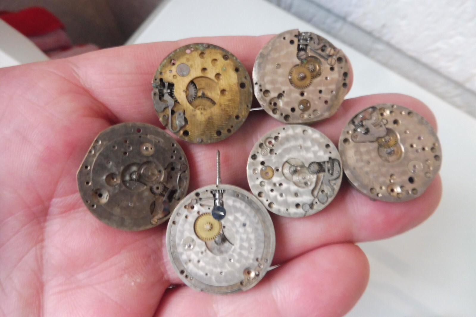 Uhr-Werke, 36 old mechanism watches for mechanic wristwatches, brands