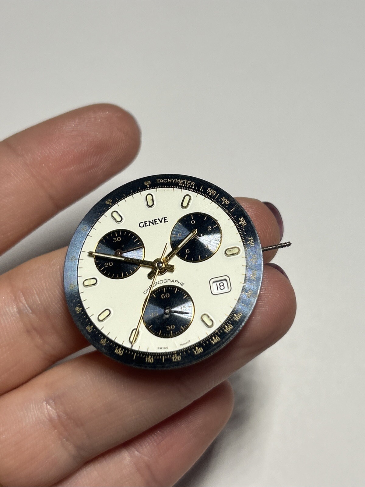 GENEVE Chronograph Cal 251.272 22J Calendar Swiss Men’s Watch Movement