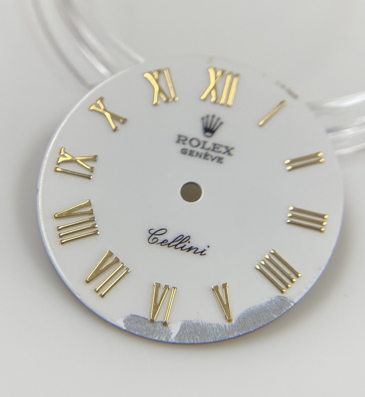Genuine Rolex Cellini 5109/8 White /Gold Roman Cal. 1600 1601 Dial