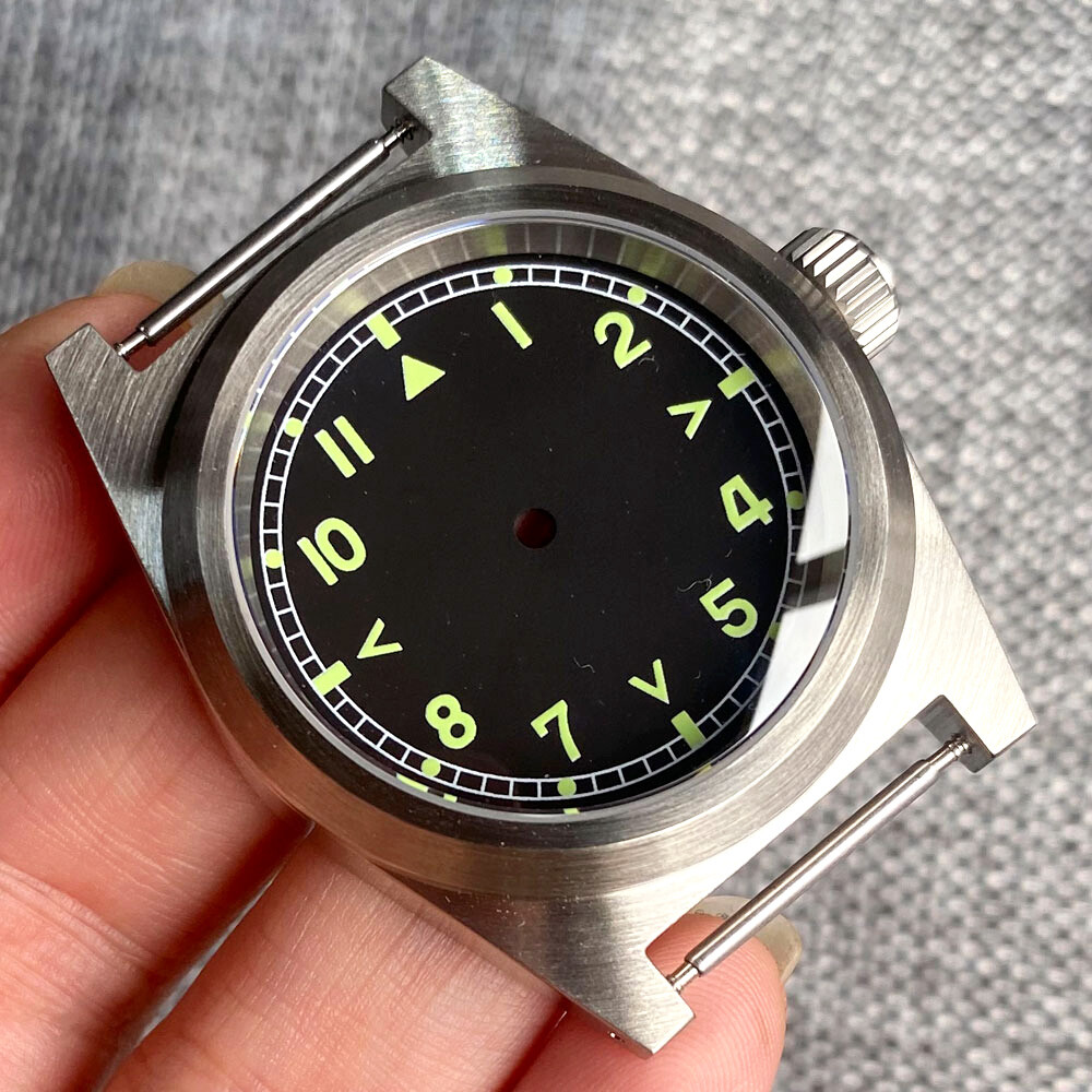 20ATM Diver 38mm Watch Case Domed Sapphire Glass Fit NH34A NH35A ETA 2824 PT5000