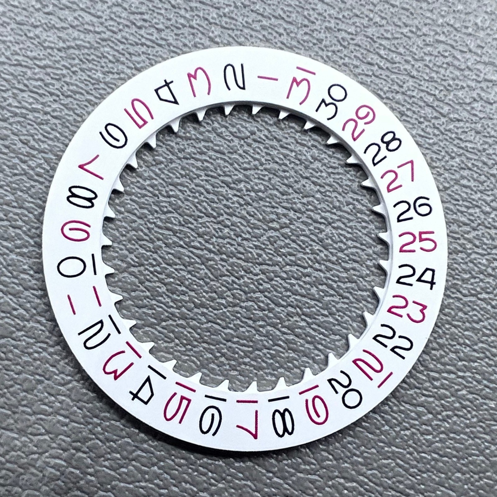 Date Disk Wheel Vintage Red Odd Number for NH35 NH36 Movement