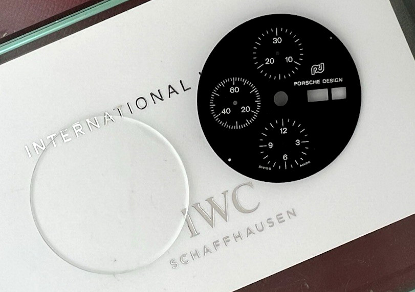 IWC/PORSCHE DESIGN BLACK DIAL AND A SAPPHIRE CRYSTAL PREOWNED NICE+ Swiss Made