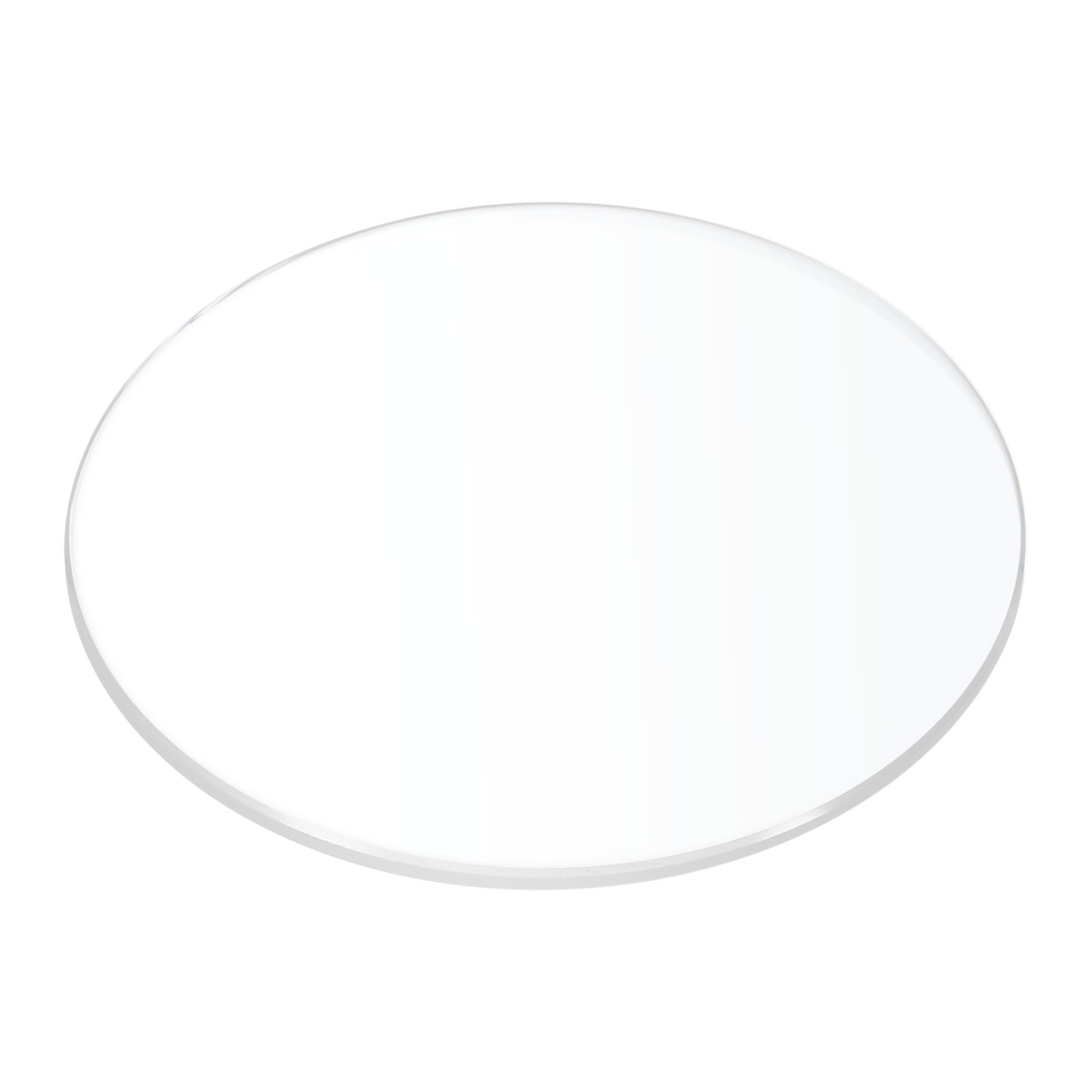 Watch Crystal Glass Lens 30.5mm Dia 1mm Thick Flat Round Sapphire Replacement]