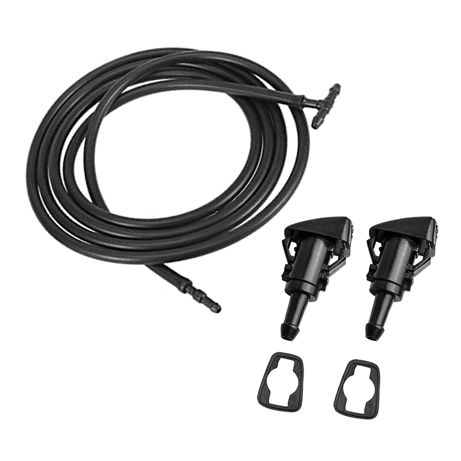 7pcs Front Windshield Washer Nozzles Kit, Replacement for Chrysler, Jeep, Dod…