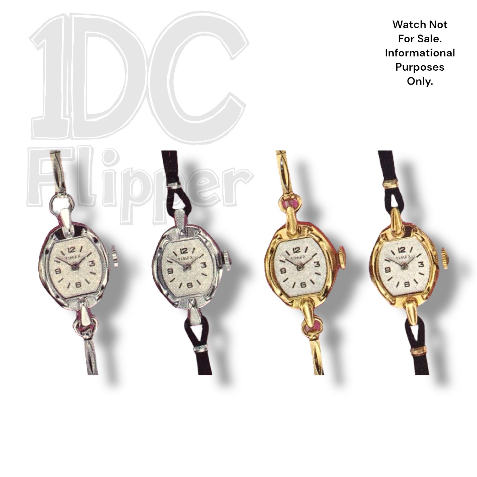 Timex Watch Crystal TX1E #9 Ladies 1961-1965 Timex 5010, 5020, 5080, 5730 NOS