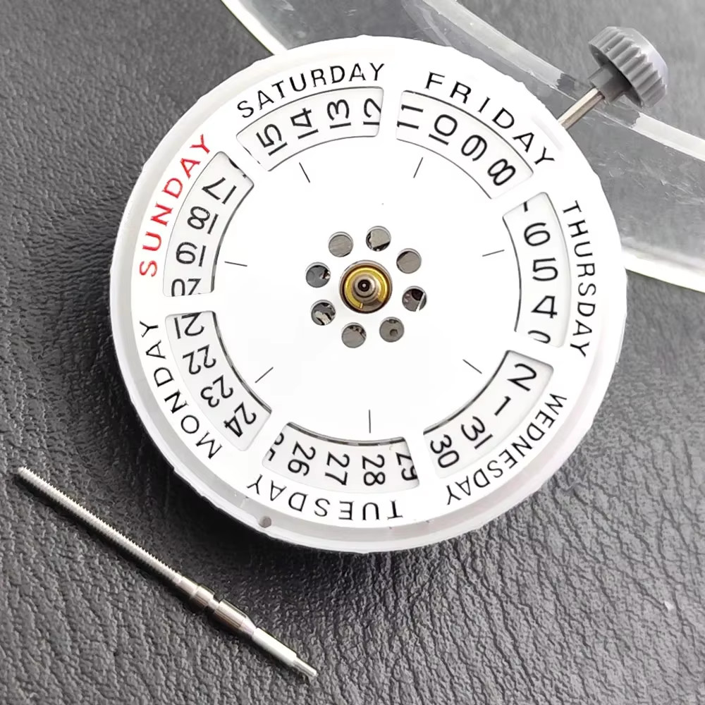 High-Precision 8285 Movement Dual Calendar White Movement 8285 Automatic Mechani