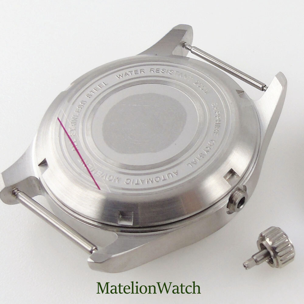 39mm Watch Case Fit NH35 NH35A Sapphire Glass 200M Waterproof +Dial+Hands