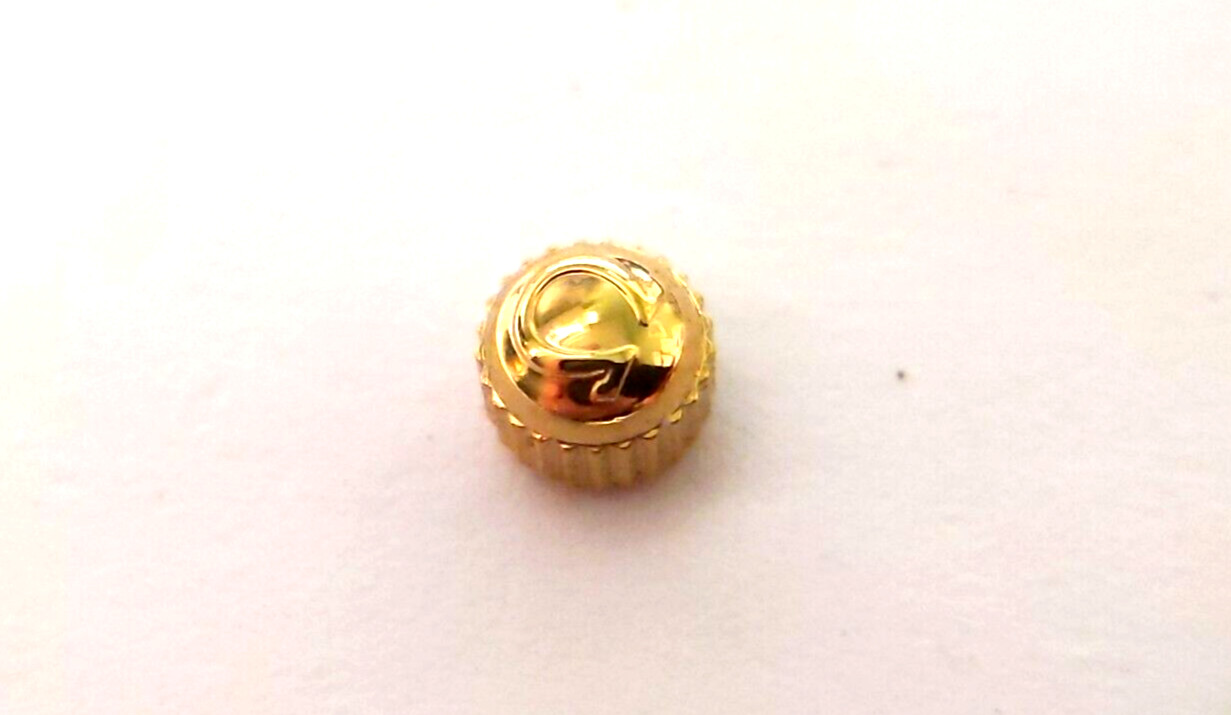 Unbranded Crown to fit Omega YELLOW 4.0 x 2.0 T10Y 1/2 Ball for watch repair