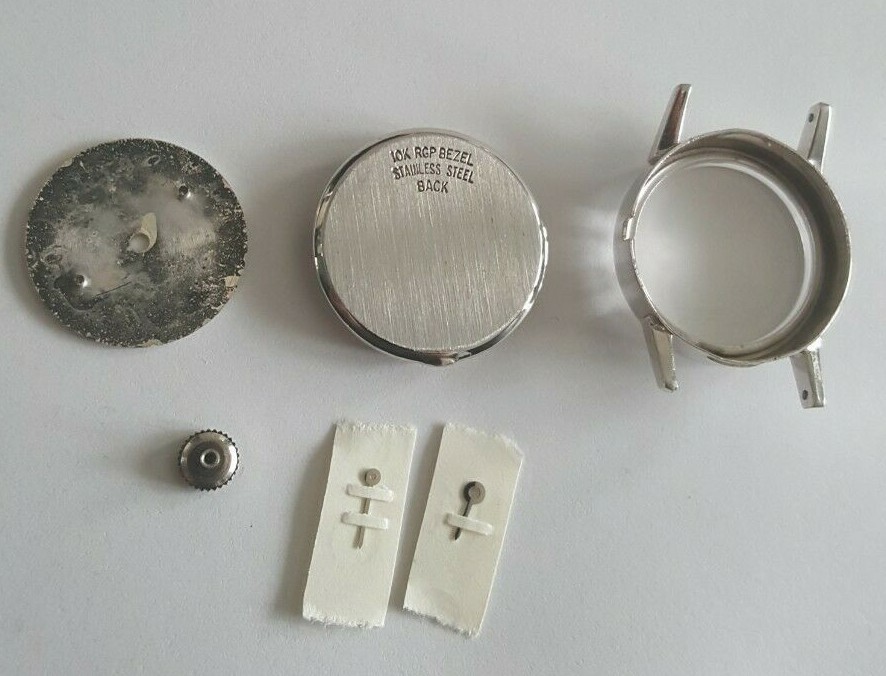 Longines Case Number 9215-5602 For Caliber 5602 + Dial + Hands + Crystal + Crown