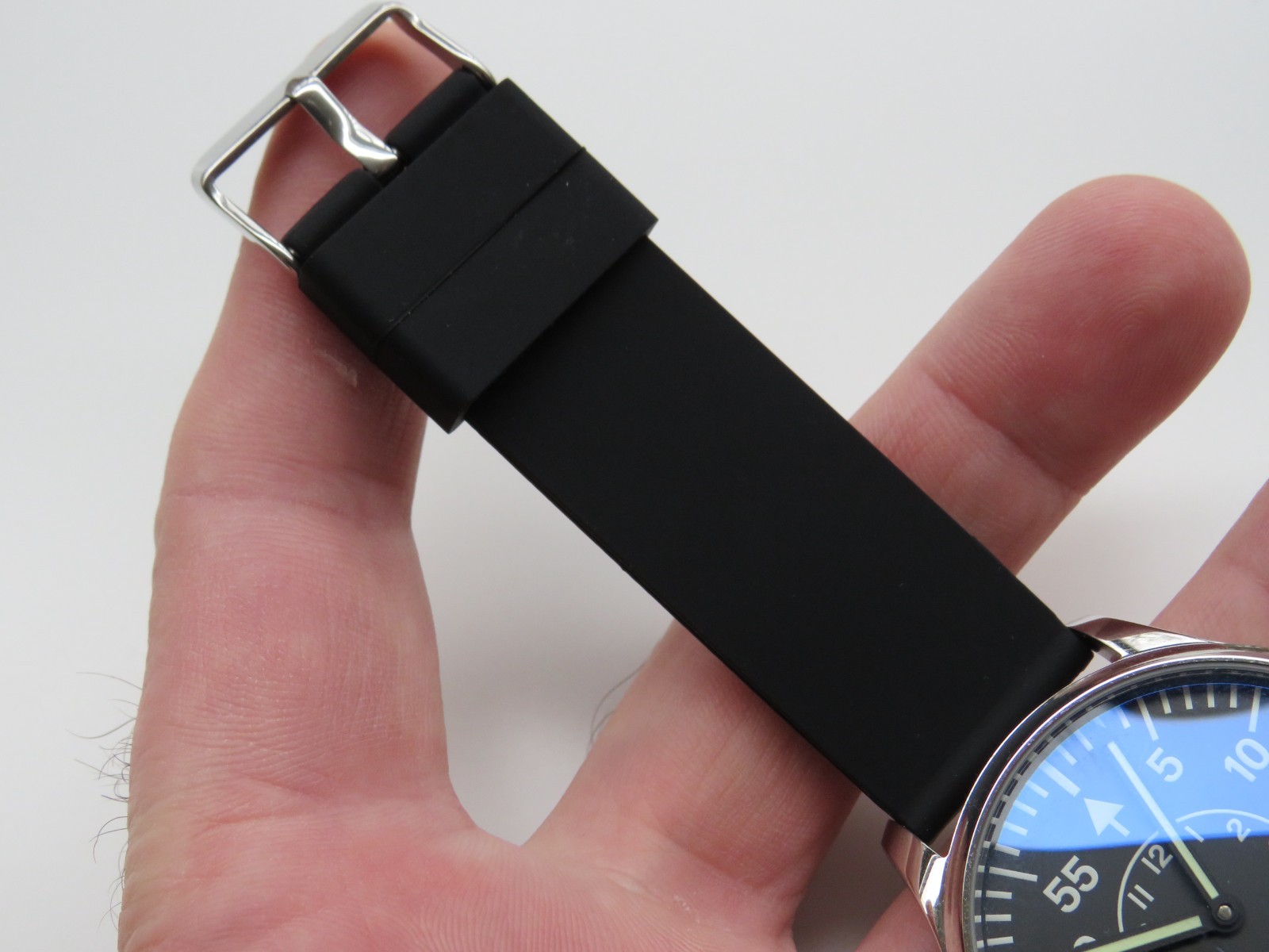 Custom made conversion men’s Arnex Pilot wristwatch Eta movement works well