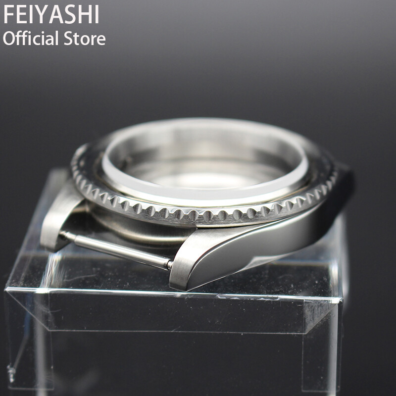 Silver 40mm Watch Case For NH35/36 Eta2824 8215 Movement Exhibition Bottom Cover