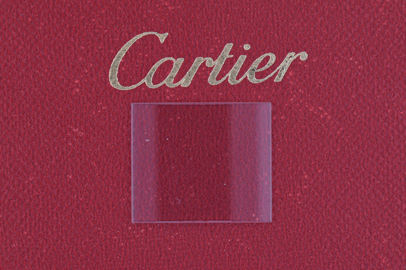 CARTIER Santos Galbee Sapphire Crystal 100% orig. Cartier 21.13 x 18.13 mm (3777
