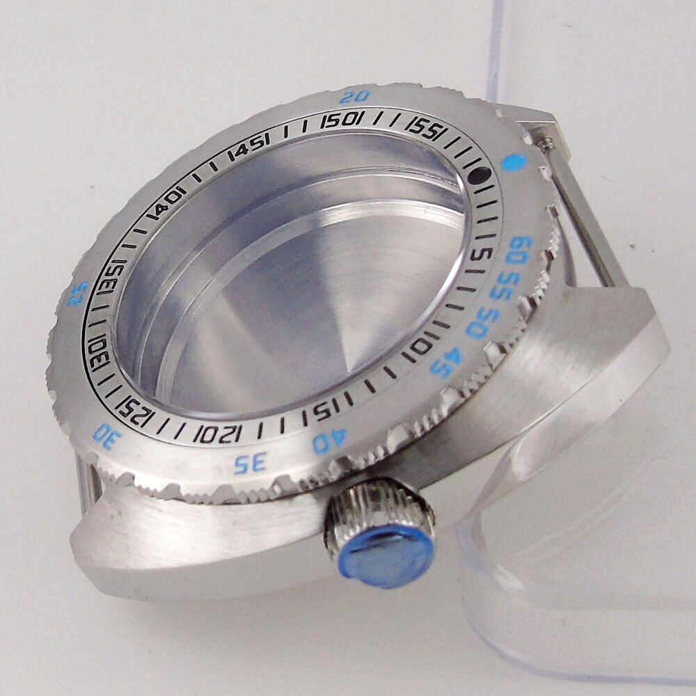 20ATM Steel 42mm Diving Watch Case Sapphire Glass Fit NH35A NH34 NH36 120 Clicks