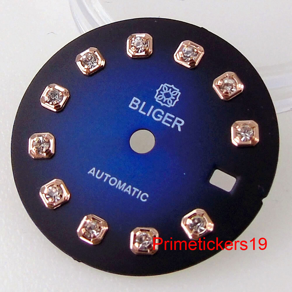20.5mm Multicolor Sunburst/Gradient Watch Dial Diamond Markers Fit NH05 Movement
