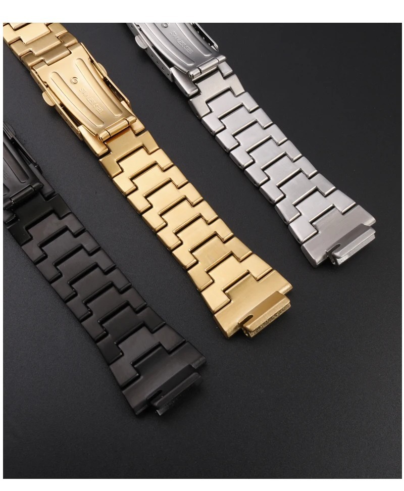 GA-110 Mod kit For Casio GA-110GB GA100 GA-120 Metal BEZEL Watch Case SteelStrap