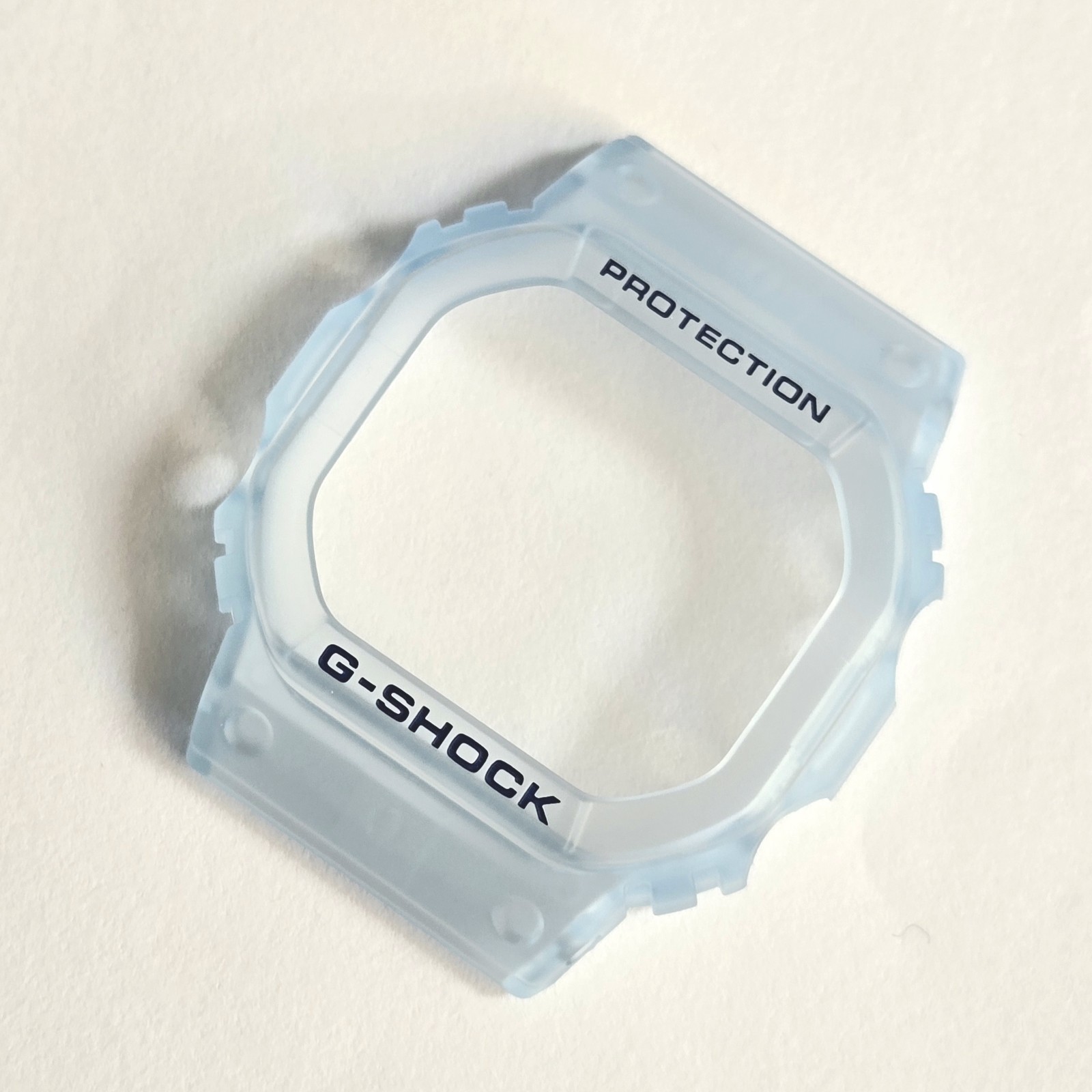 Genuine Casio Replacement BEZEL for G SHOCK DW5600LS-2 DW5600 CLEAR BLUE ** NEW