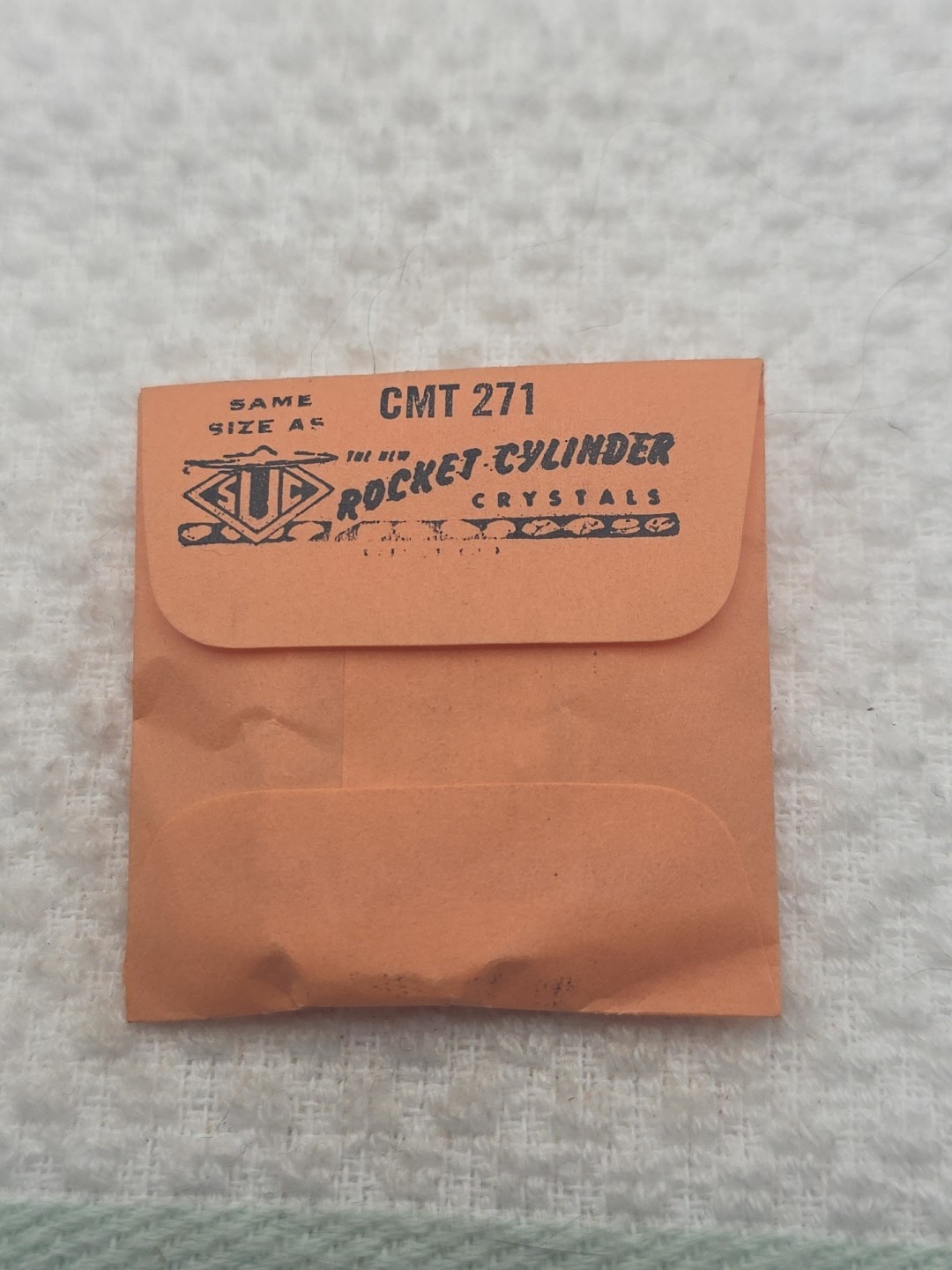 SUC Rocket Cylinder Watch Crystal RMU79-30 Gruen Veri-Thin 20.6X19.4 CMT271