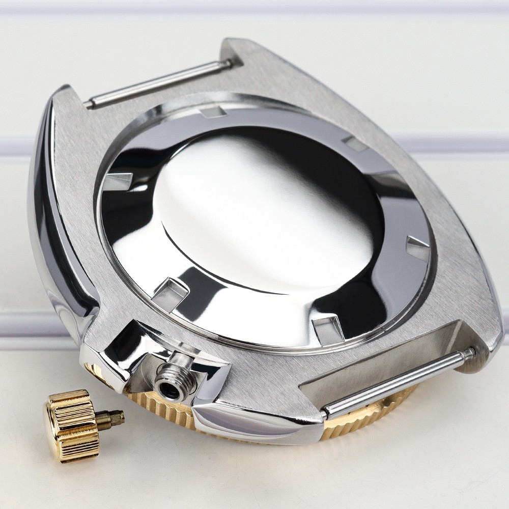 44mm Watch Case Modify Turtle 6105 Mod 20ATM 316L Steel For Seiko NH35 34 36 38
