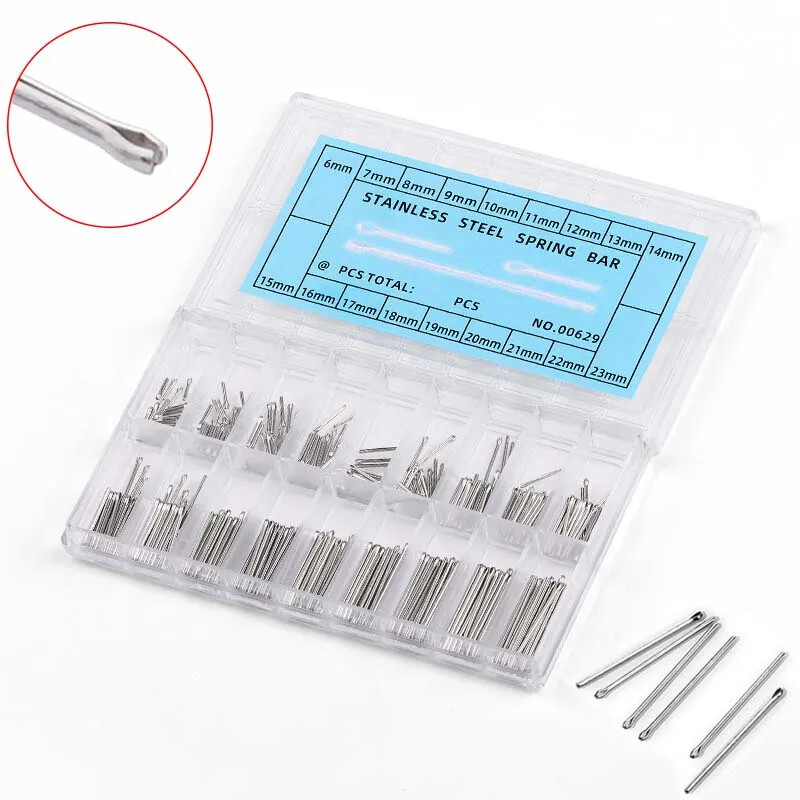 360pcs Watch Band Split Pins Bracelet Strap Link Pins Cotter Bar Repair Tools