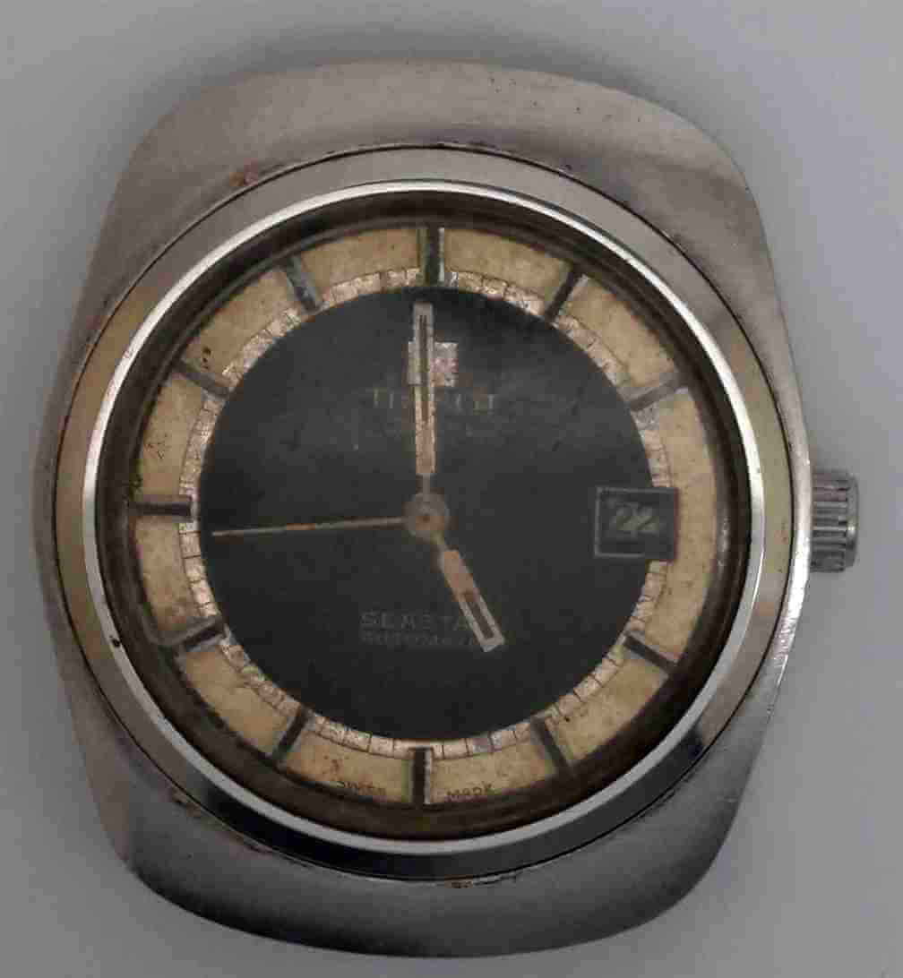 VTG TISSOT SEASTAR Steel Watch. Ref: 44834. Cal: 2481. For Service
