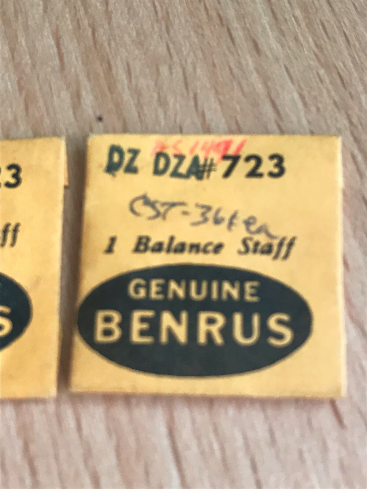 BALANCE STAFF BENRUS CA CB DZ DZA CZ AF BM EA BB BA CW -8 different calibers