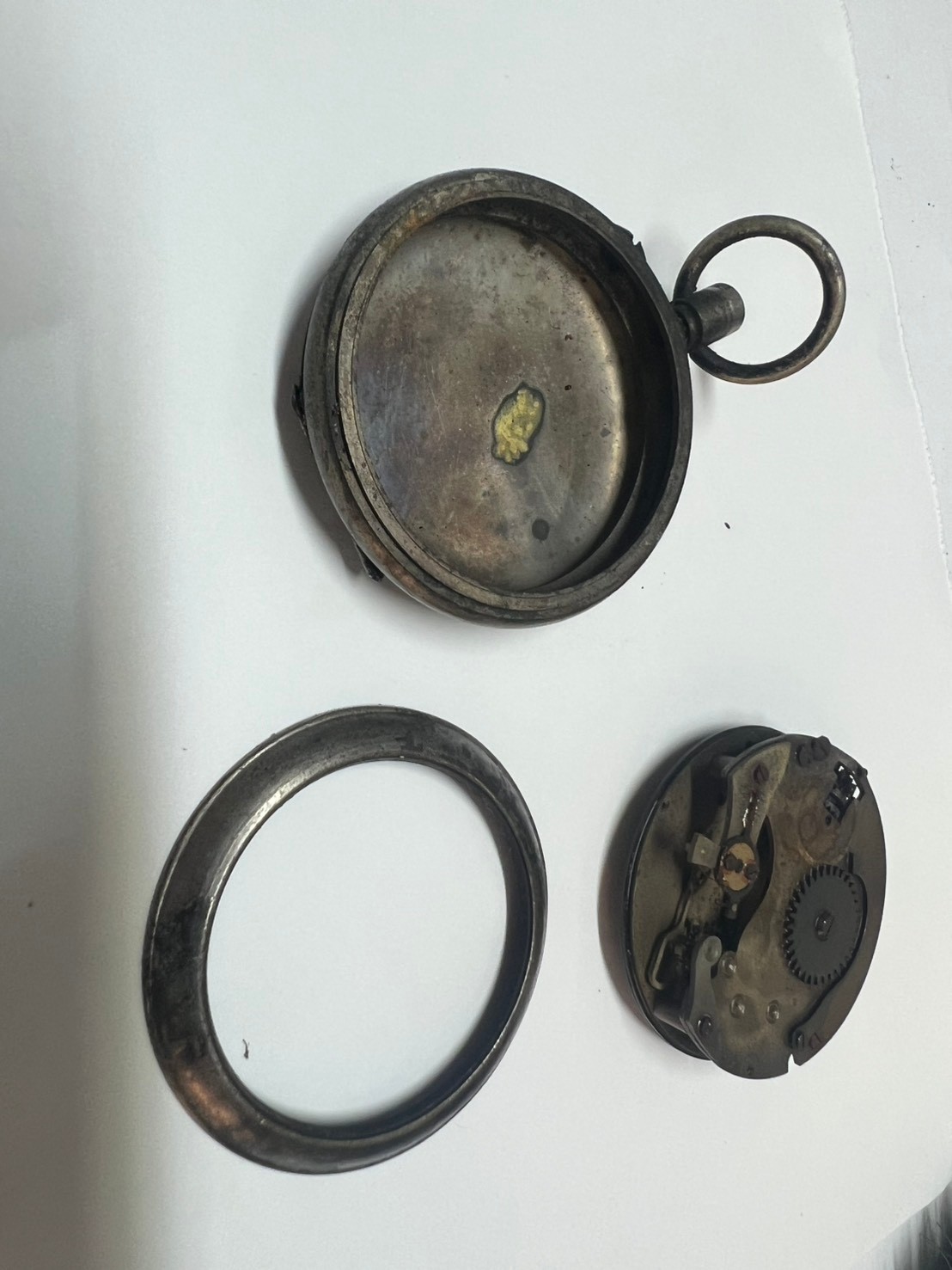141. systeme roskopf pocket watch spare parts as it is 36.1/42.6 mm swiss made
