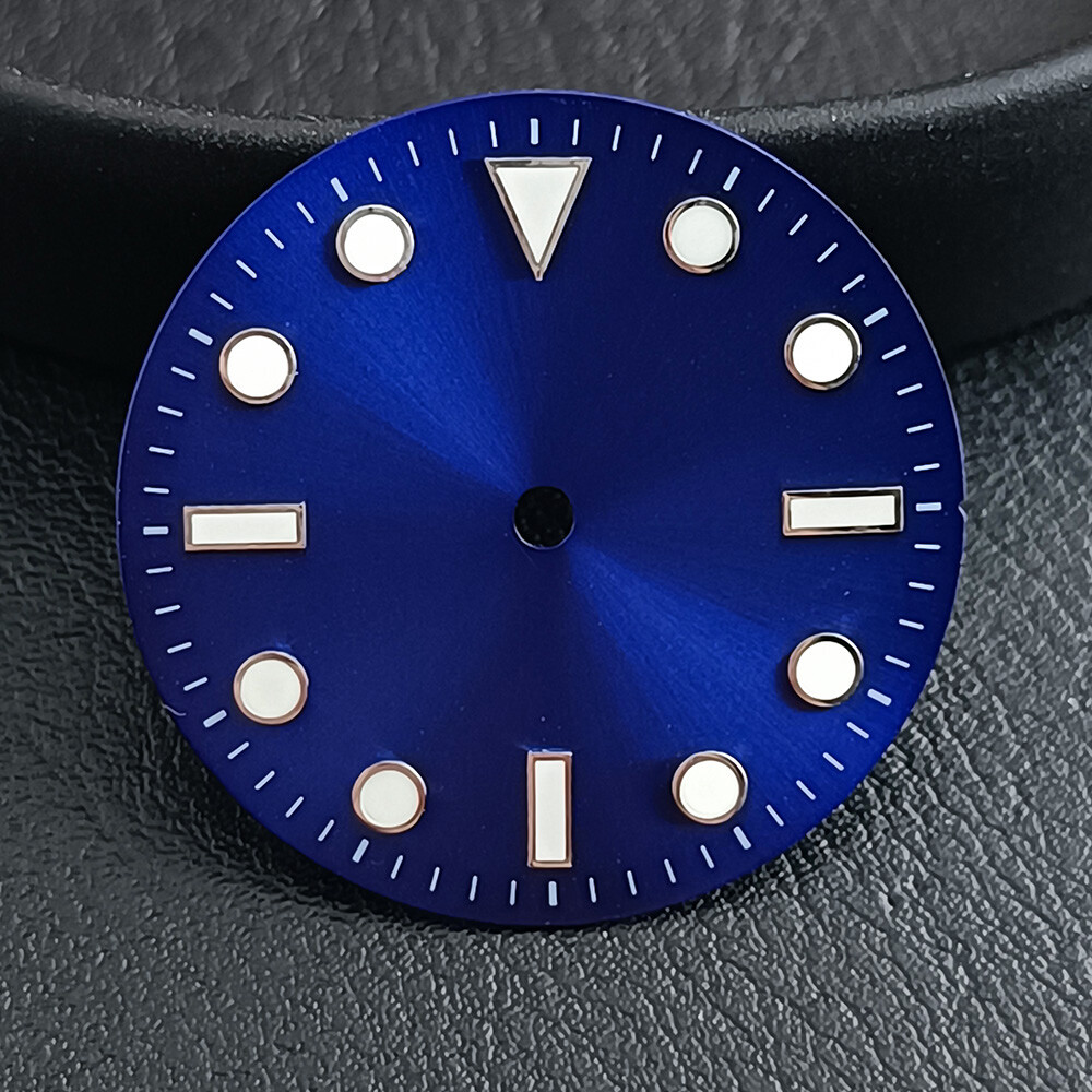 28.5mm nh35 dial green luminous for NH35/36 mechanical movements dial accessorie