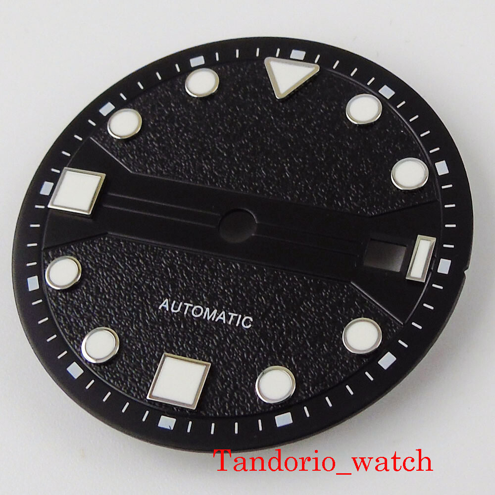 31mm super luminous automatic watch dial fit miyota 8215 mingzhu 2813 watch part
