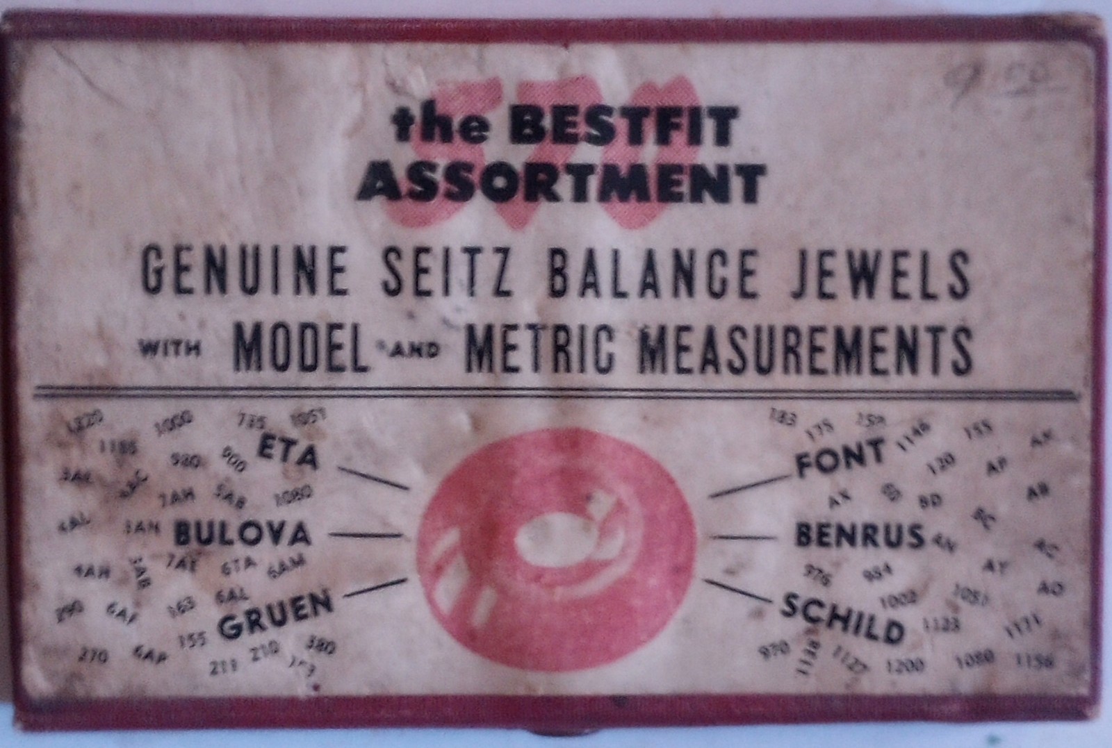 1950’s BestFit Genuine Seitz Balance Jewels Box With Vials